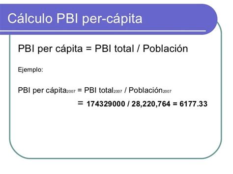 ¿qué Es El Pib Y Cómo Se Calcula Varios Ejemplos