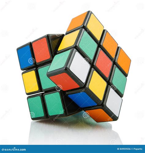 Cube Classique En S De Rubik Photo éditorial Image du matériel