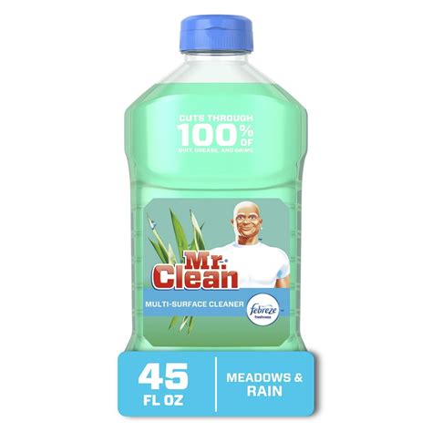 Mr Clean Liquid All Purpose Cleaner Meadows And Rain 45 Fl Oz