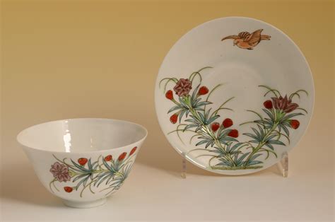 A Set Of Six Japanese Porcelain Cup And Saucers Limburg