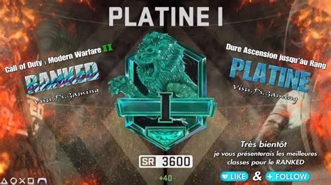 Call Of Duty League RANKED Dure Ascension Jusqu Au Rang Platine