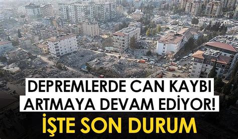 Depremlerde Can Kayb Artmaya Devam Ediyor Te Son Durum Trabzon