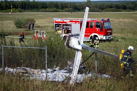 Kleinflugzeug stürzt in Bamberg ab Pilot schwer verletzt