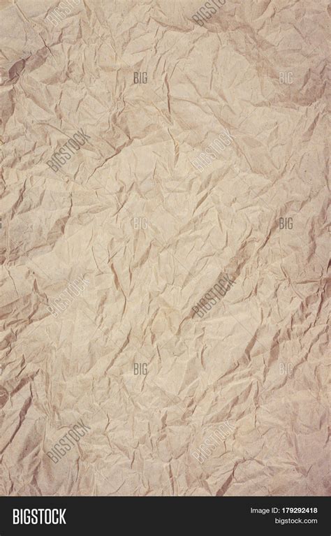 Rough Wrinkled Paper Image Photo Free Trial Bigstock