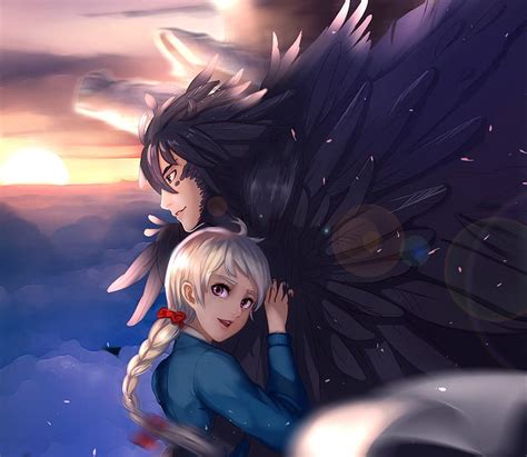 Howl And Sophie Art Wings Luminos Guy Manga Man Howl Howls