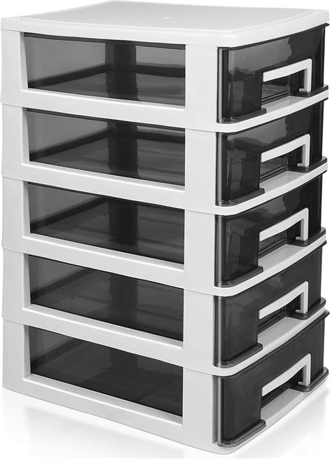 Vosarea Drawer Storage Cabinet Drawer Type Closet Storage Cabinet Multi Layer