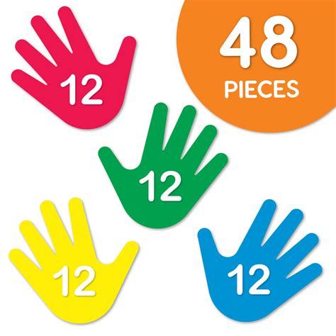 Handprint PRIMARY Cutouts with IDEA GUIDE – FreshCut Crafts