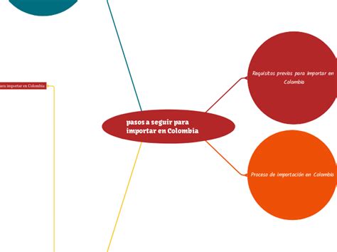 Pasos A Seguir Para Importar En Colombia Mind Map