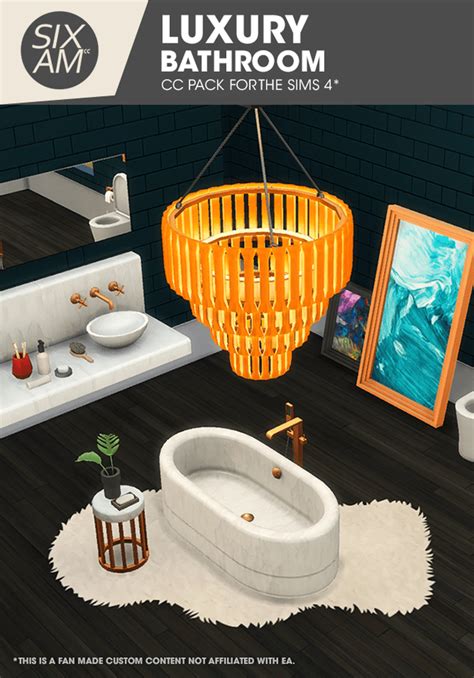 Lux Bathroom Cc Pack For The Sims 4 Artofit