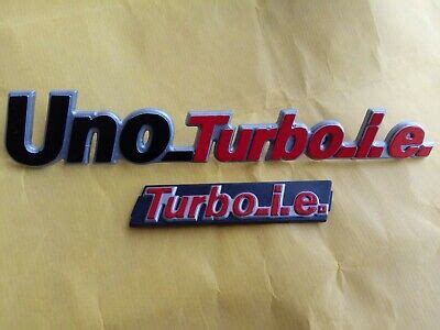 Fregio Sigla Stemma Scritta Logo Fiat Uno Turbo Ie Targhetta Emblem