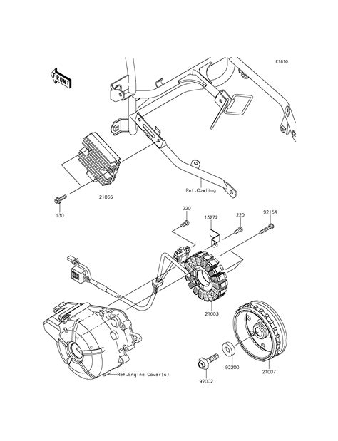 Generateur Pour Ninja Abs Ex Bdf Noir Esprit Kawasaki La