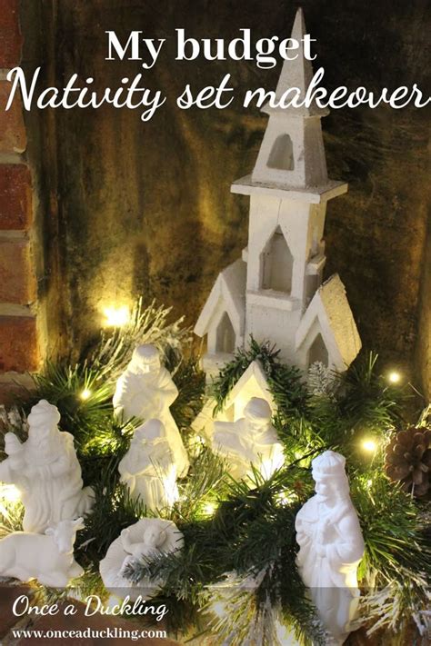 My Christmas Nativity set make-over | Christmas nativity set, Christmas ...