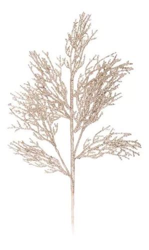 Rama Decorativa Con Purpurina De 65 X 26 X 2 Cm 1 Unidad Color Nude