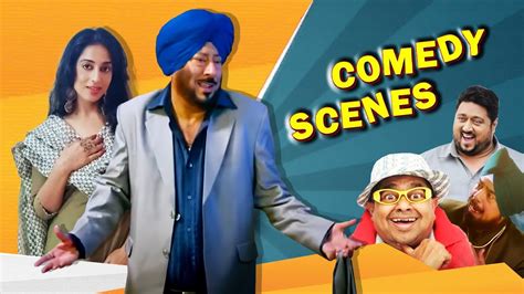 Punjabi Comedy Scenes Jaswinder Bhalla Bn Sharma Gurpreet Ghuggi