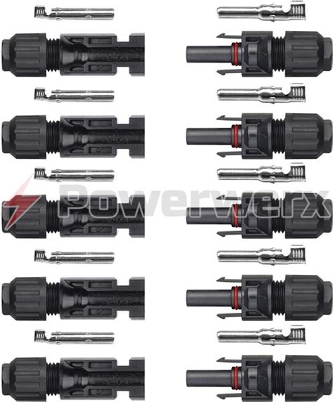 Pairs Mc Male Female Solar Panel Cable Connectors Powerwerx