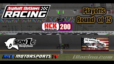 Asphalt Outlaws Playoffs Round Of Hck Beagles Daytona Youtube