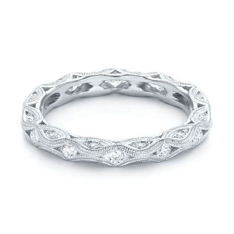 Diamond In Filigree Wedding Band 102787 Seattle Bellevue Joseph