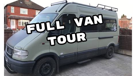 My Rv Camper Adventure Van Conversion Tour Vauxhall Movano Built For