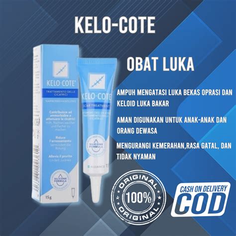 Jual Kelo Cote Gel Obat Bekas Operasi Keloid Luka Bakar 100 Original