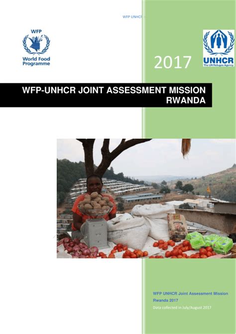 Wfp Unhcr Joint Assessment Mission Rwanda 2017 Rwanda Reliefweb