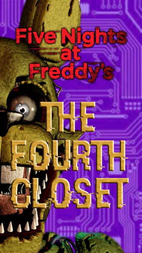 Fnaf The Fourth Closet Cover With Afton Made By Me By Using