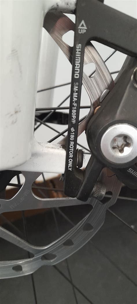 Am I right in thinking you can remove this adapter and put the caliper