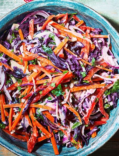 Citrus Rainbow Slaw Recipe Sainsburys Magazine