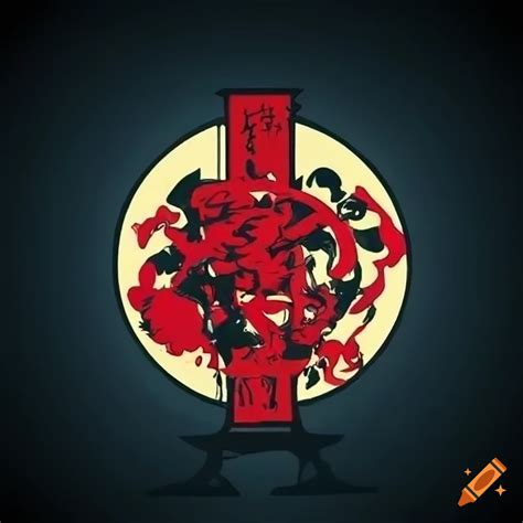 Emblem Of A Japanese Street Fighting Gang In Tokyo Revengers Style On