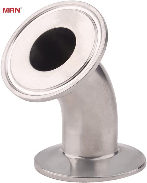 Sanitary Stainless Steel L Pipe Fitting Polished