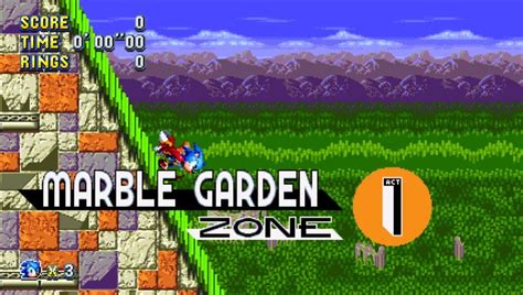 Marble Garden Zone Sonic Mania Works In Progress