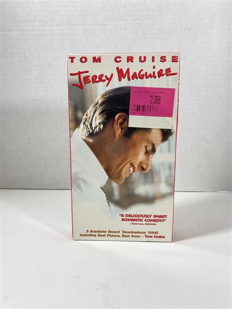 Vintage Jerry Maguire Sealed Vhs Starring Tom Cruise Renee