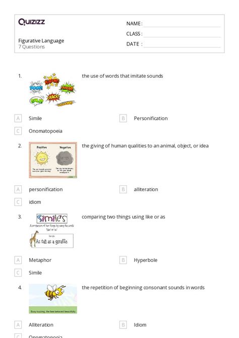 50 Personification Worksheets For 1st Grade On Quizizz Free And Printable