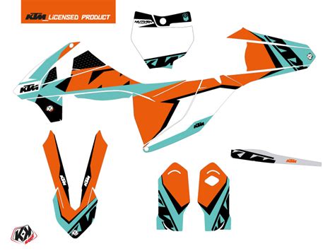 kit déco motocross ktm gravity vert Kutvek