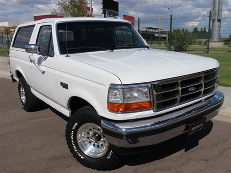 Relive Old Times With This 1995 White Ford Bronco! - Ford-Trucks.com