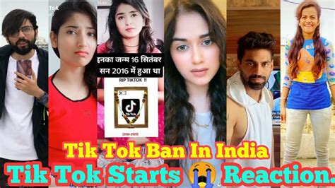 Tik Tok Ban In India Tiktokers Reaction Tik Tok Ban In India Tik