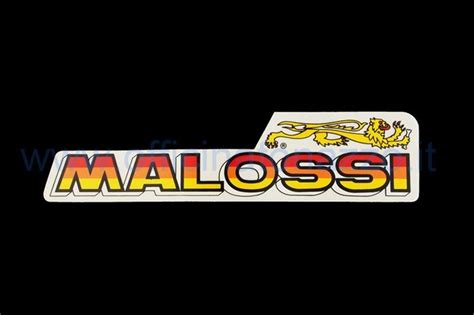 Stickers Malossi 130x30mm Enamel Pins Stickers Quick Decals