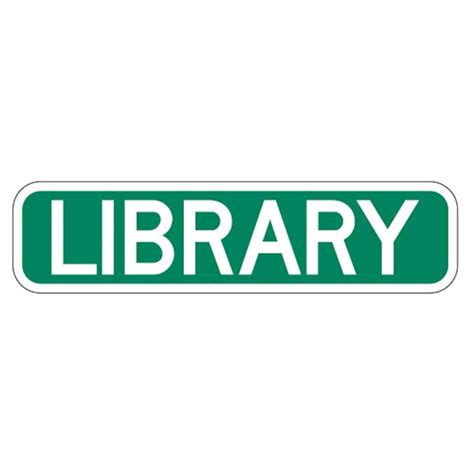 Library Sign