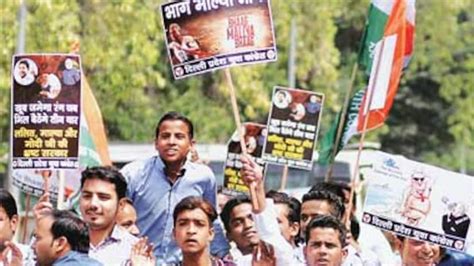 Youth Congress Protest In Delhi Against Rahuls Disqualification