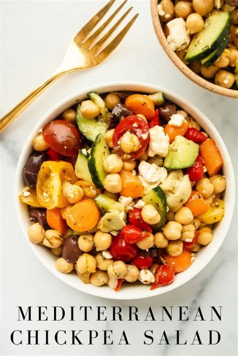 Mediterranean Chickpea Salad Once Upon A Pumpkin