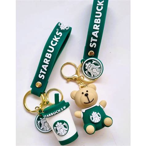 Jual Kkt Gantungan Kunci Key Chain Premium Sanrio Starbuck Mario