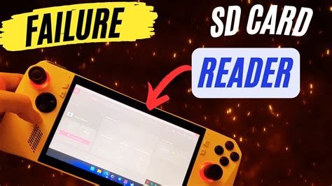 Rog Ally Sd Card Reader Failed Youtube