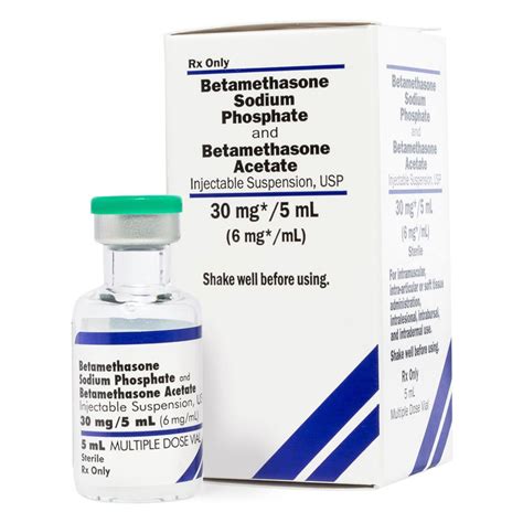 Rx Betamethasone Sodium Phosphate And Beta Acetate Celestone Inj Susp 6mg Ml 5ml Prescription