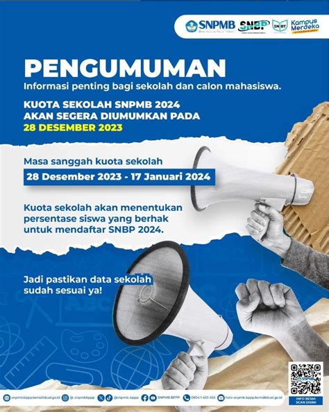 INFORMASI KUOTA SEKOLAH SELEKSI NASIONAL PENERIMAAN MAHASISWA BARU 2024