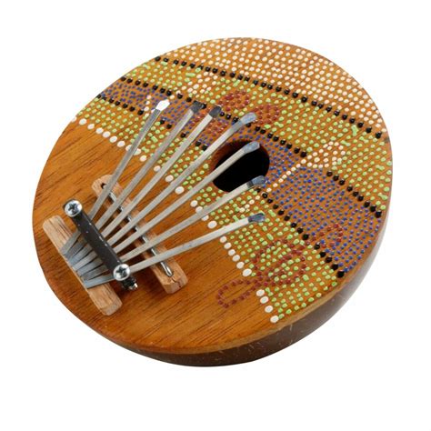 indonesian coconut shell instrument summer groove thumb piano
