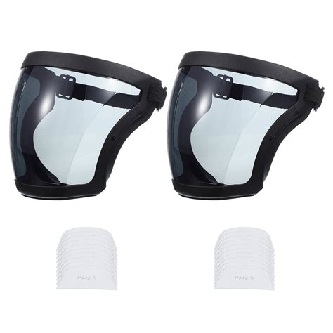 Uxcell Full Safety Face Shields, Anti Fogging Full Safety Face