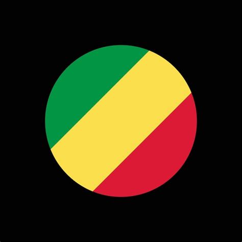 Ilustraci N Vectorial De La Bandera Del Congo Vector Premium