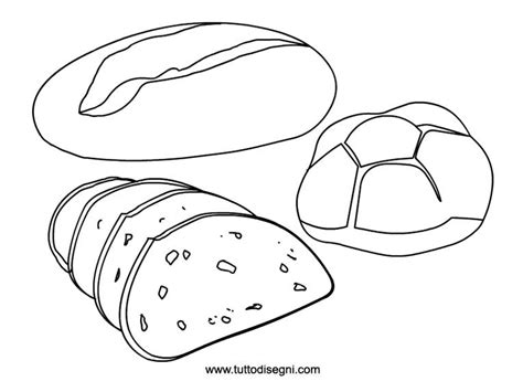 Disegno Di Pane Da Colorare Per Bambini Disegnidacolorareonline The