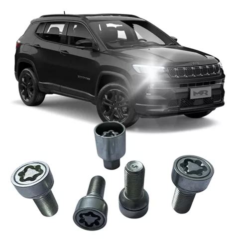 Parafuso Antifurto Roda Original Jeep Compass 2022 2023 2024 Frete grátis