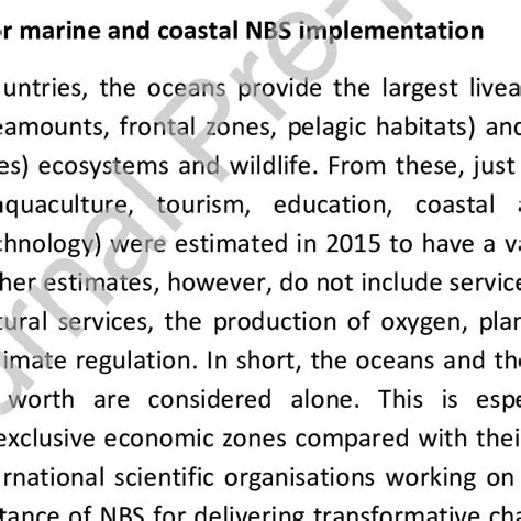 Criteria Of The Iucn Global Standard For Nature Based Solutions 29