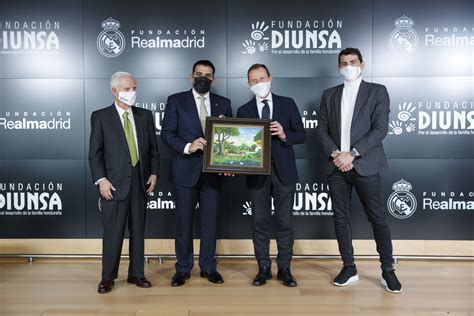 Las Fundaciones Diunsa y Real Madrid renuevan su colaboración para